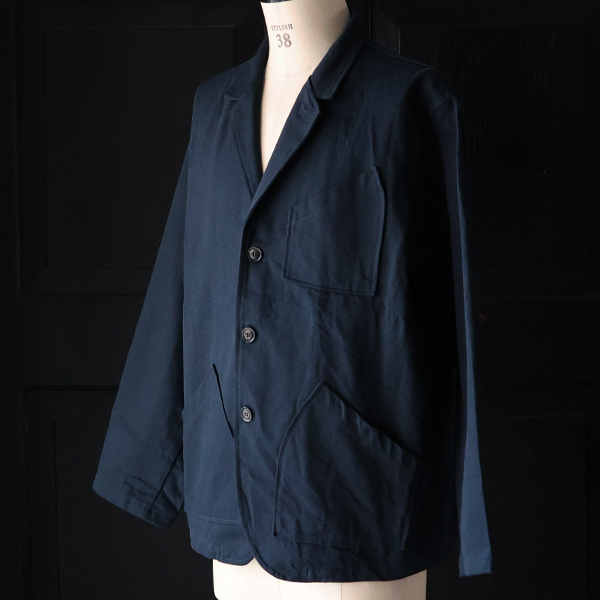 画像7: 「遠州」11オンス ヘビーカツラギ 3ボタン ロガージャケット【MADE IN JAPAN】『日本製』/ Upscape Audience (7)