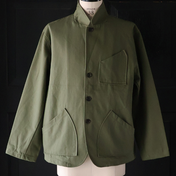 画像16: 「遠州」11オンス ヘビーカツラギ 3ボタン ロガージャケット【MADE IN JAPAN】『日本製』/ Upscape Audience (16)