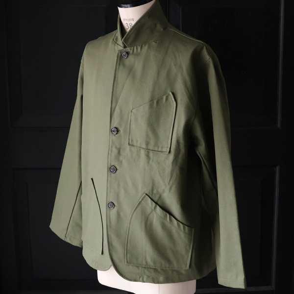 画像18: 「遠州」11オンス ヘビーカツラギ 3ボタン ロガージャケット【MADE IN JAPAN】『日本製』/ Upscape Audience (18)