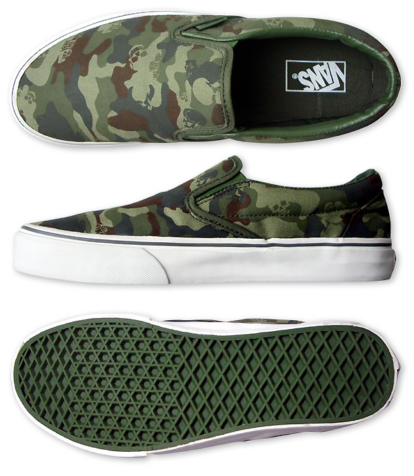 画像: USAモデル VANS クラシックスリッポン（Skull Trtle Camo）