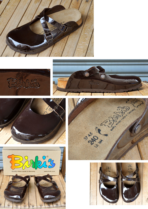 画像: 【RE PRICE / 価格改定】Rowley（ローリー）サンダル Birko-Flor Chocolate Patent - 536523 / Birki's