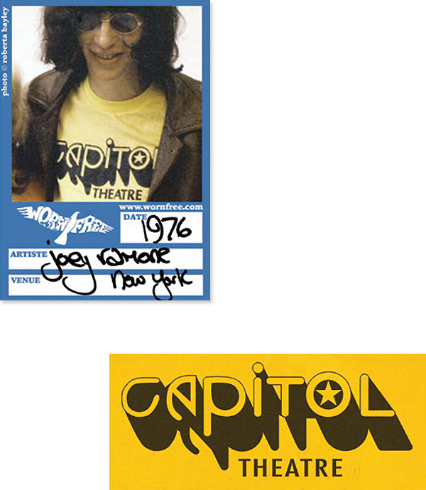画像: WORNFREE  Joey Ramone - Capitol Theatre Tee