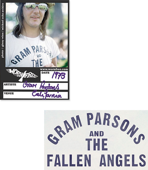 画像: WORNFREE Gram Parsons - Fallen Angels Tee