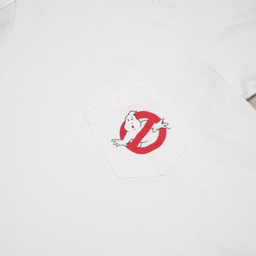 画像: 【RE PRICE/価格改定】Ghost Busters "Michael C. Gross Logo-I" 7.1oz米綿丸胴オールドプリントクルーネックポケットT / Audience