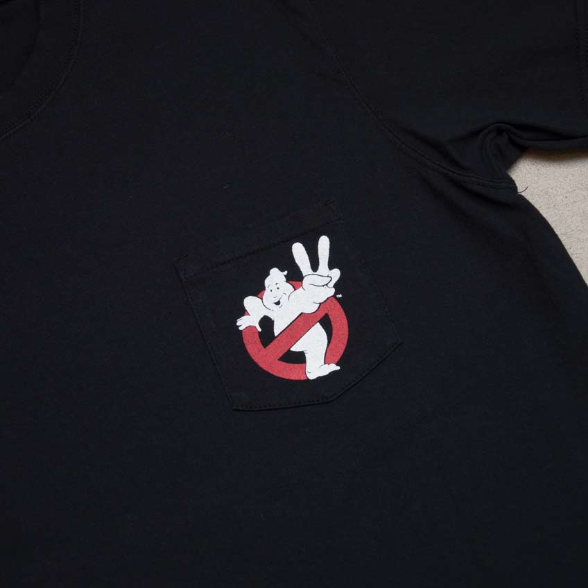 画像: 【RE PRICE / 価格改定】Ghost Busters "Michael C. Gross Logo-II" 7.1oz米綿丸胴オールドプリントクルーネックポケットT / Audience