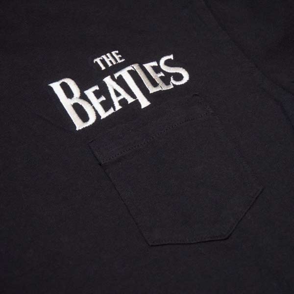 画像: BEATLES ロゴ刺繍USAファブリック丸胴国産ポケットTEE【FABRIC MADE IN USA】【ASSEMBLED IN JAPAN】『日本製』/ Upscape Audience