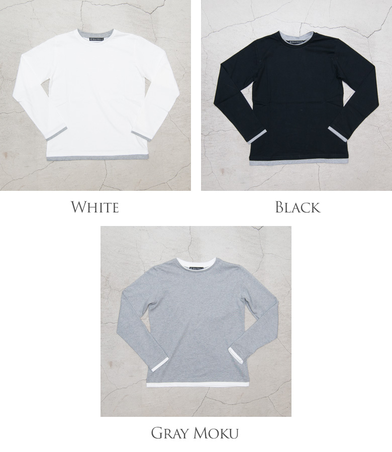 画像: 【RE PRICE / 価格改定】コーマ天竺 レイヤードC/N L/S Cutsew / Upscape Audience