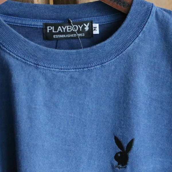 画像: PLAY BOY ”ラビットヘッド”刺繍ピグメント染TEE【Audience】