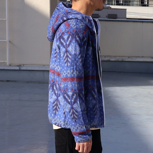 画像4: 【RE PRICE / 価格改定】アクリル裏毛ノースフォレスト起毛フードジャケット【MADE IN JAPAN】『日本製』/ Upscape Audience (4)