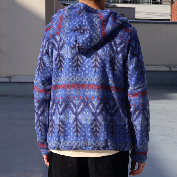 画像5: 【RE PRICE / 価格改定】アクリル裏毛ノースフォレスト起毛フードジャケット【MADE IN JAPAN】『日本製』/ Upscape Audience (5)