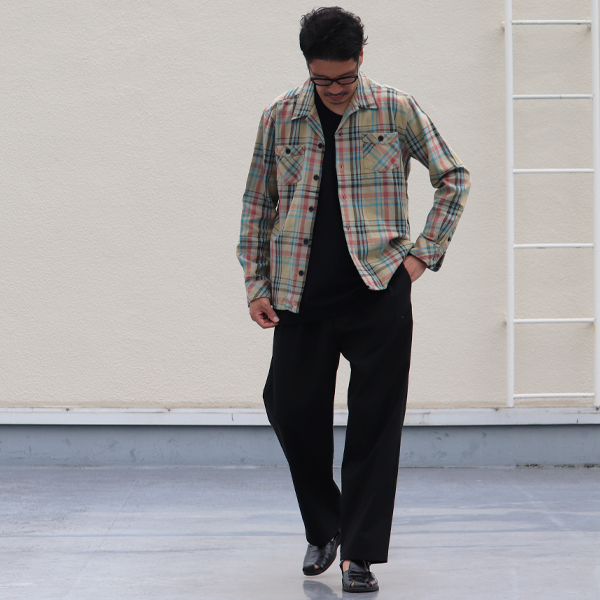 画像7: 【RE PRICE / 価格改定】70’sサーフチェックオープンカラーライト_Jacket【MADE IN JAPAN】『日本製』/ Upscape Audience (7)