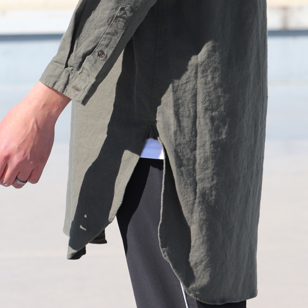 画像16: ソフトリネンコットンキャンバスローマシャツコート【MADE IN JAPAN】『日本製』/ Upscape Audience (16)