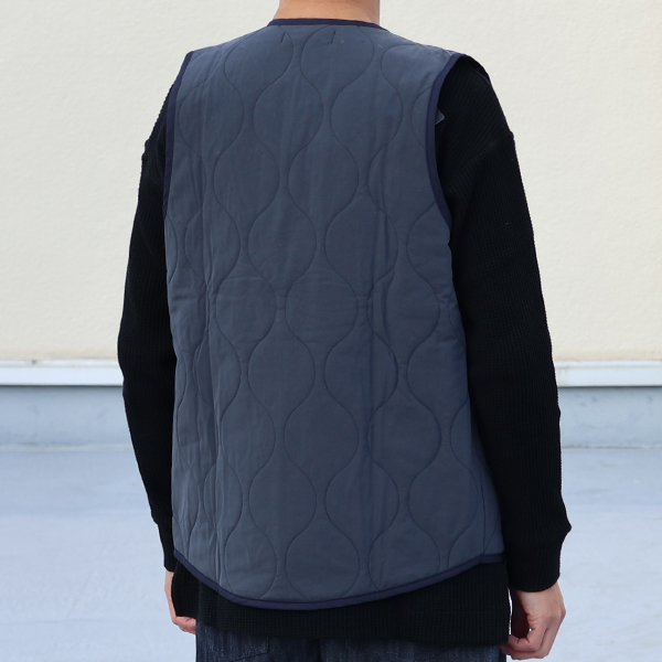 画像5: 【RE PRICE / 価格改定】Teflon（テフロン）ウェーブキルト スナップベスト【MADE IN JAPAN】『日本製』 / Upscape Audience (5)