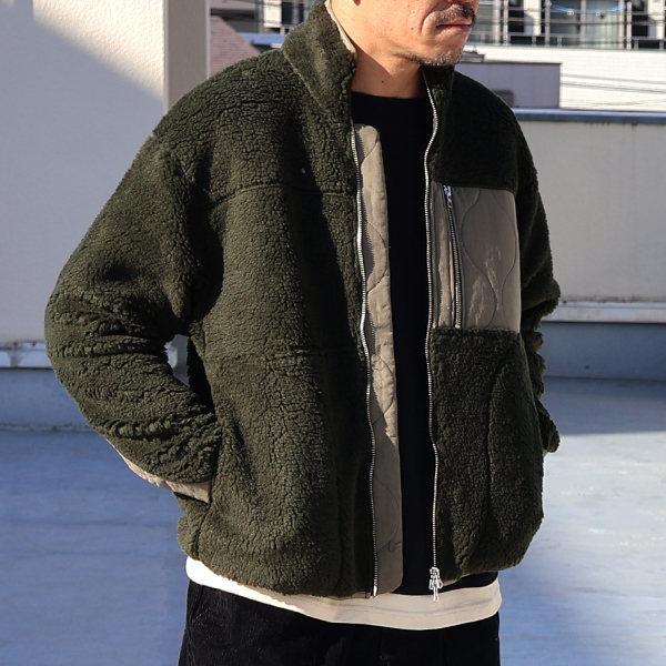 画像6: 【RE PRICE / 価格改定】【Lanificio Becagli（ベッカリー）】トスカーナボア レトロZ ジャケット【MADE IN JAPAN】『日本製』/ Upscape Audience (6)