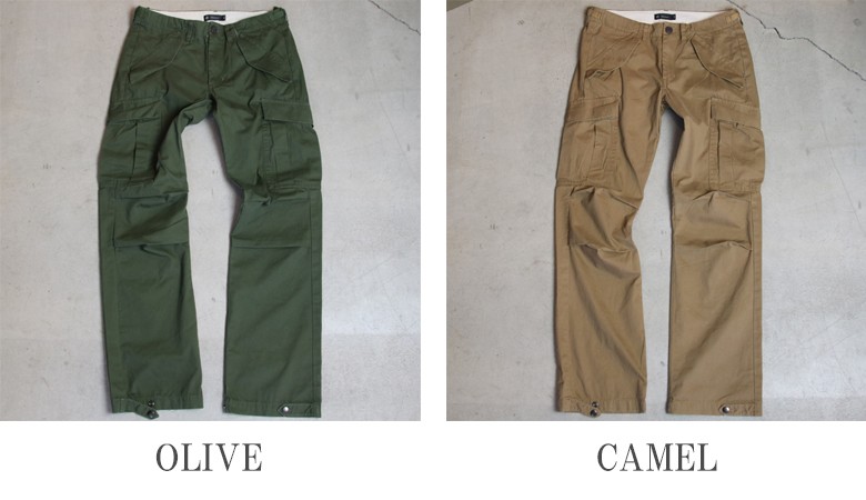 画像: コンパクトヘリンボーン丸ポケカーゴパンツ 【RE-STOCK】 / GUN HO × Audience