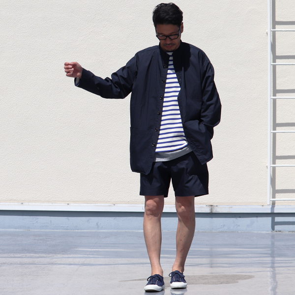 画像7: グリストーンW 綿ナイロン高密度ギャバ ベイカーワイドショーツ【MADE IN JAPAN】『日本製』/ Upscape Audience (7)