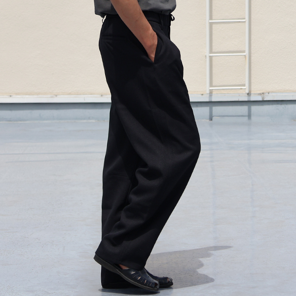 画像6: NaturemierTM (ナチュレミア) TECH ドビークロスライク 1タック バルーン イージーパンツ【MADE IN JAPAN】『日本製』【送料無料】/ Upscape Audience (6)