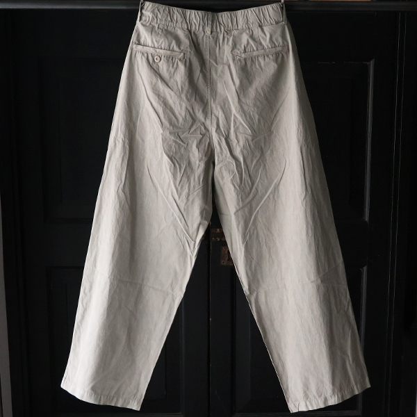 画像9: ピグメント 馬布 (ホースクロス) 2タック ワイド イージーパンツ /Audience (9)