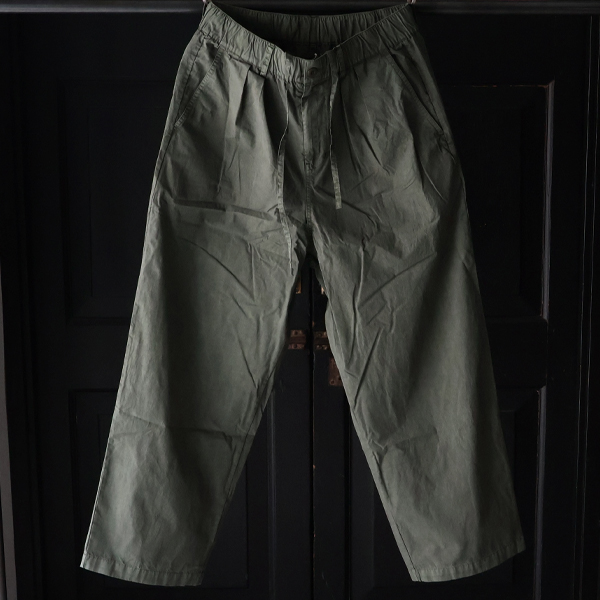 画像12: ピグメント 馬布 (ホースクロス) 2タック ワイド イージーパンツ /Audience (12)