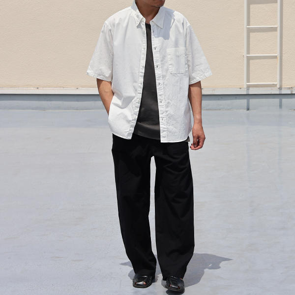 画像9: 綿麻ビンテージキャンバス 1タックベイカー カーヴド イージーパンツ 【送料無料】/Audience (9)