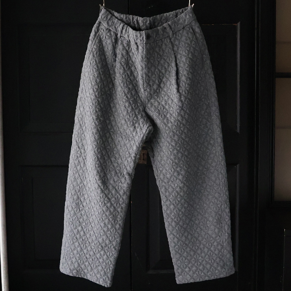 画像16: 「尾州」コットンキルト 1タック バルーン イージーパンツ『日本製』【送料無料】 / Upscape Audience (16)