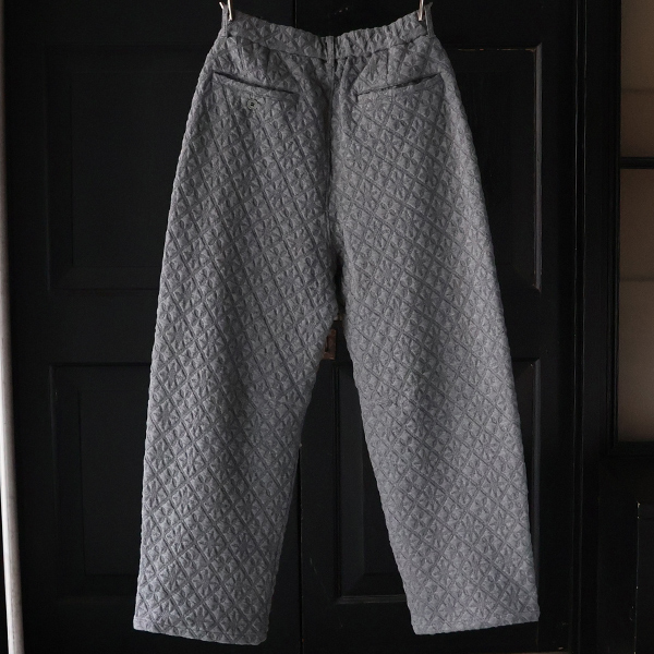 画像17: 「尾州」コットンキルト 1タック バルーン イージーパンツ『日本製』【送料無料】 / Upscape Audience (17)