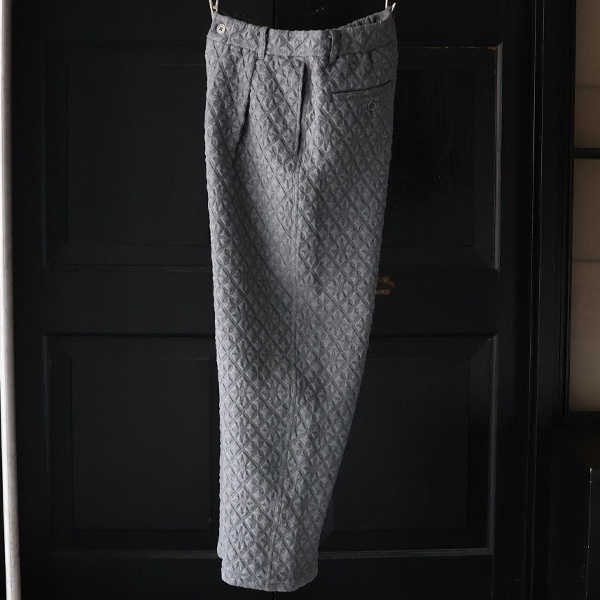 画像18: 「尾州」コットンキルト 1タック バルーン イージーパンツ『日本製』【送料無料】 / Upscape Audience (18)