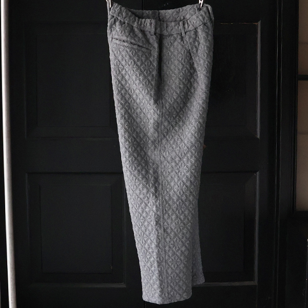 画像19: 「尾州」コットンキルト 1タック バルーン イージーパンツ『日本製』【送料無料】 / Upscape Audience (19)