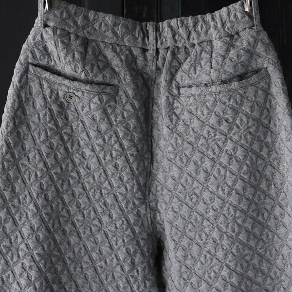 画像21: 「尾州」コットンキルト 1タック バルーン イージーパンツ『日本製』【送料無料】 / Upscape Audience (21)