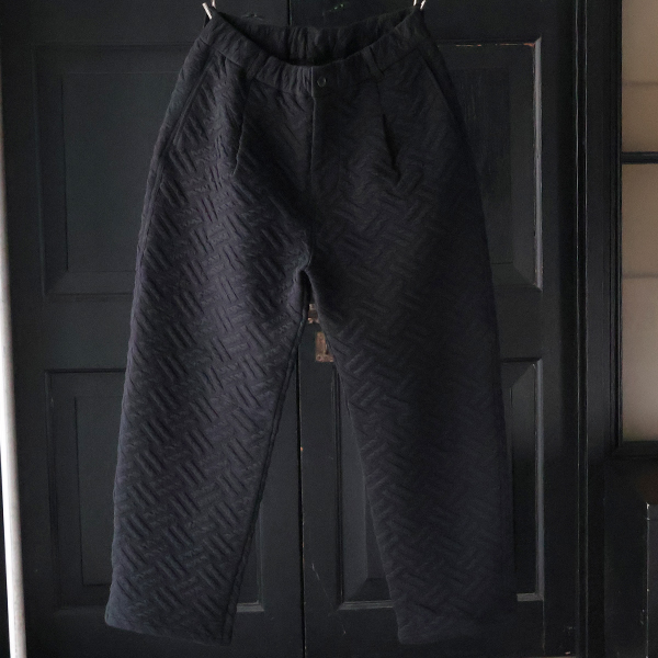 画像6: 「尾州」コットンキルト 1タック バルーン イージーパンツ『日本製』【送料無料】 / Upscape Audience (6)