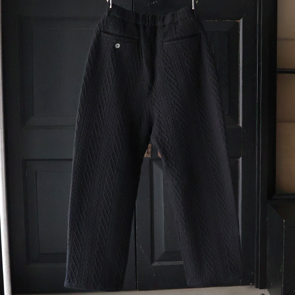 画像15: 「尾州」コットンキルト 1タック バルーン イージーパンツ『日本製』【送料無料】 / Upscape Audience (15)