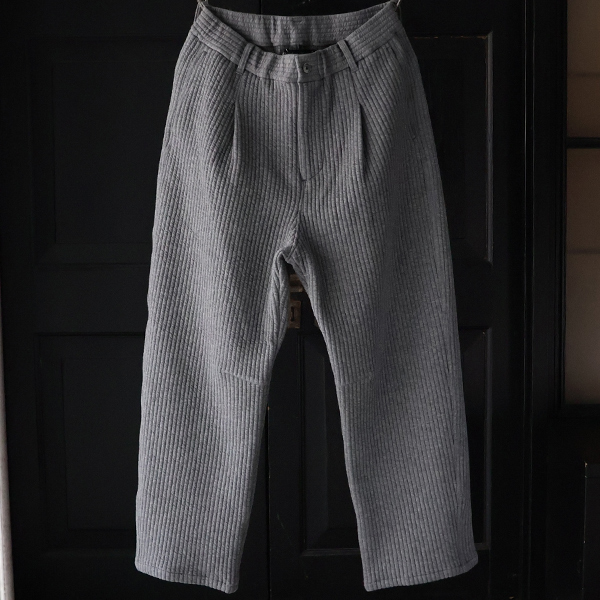 画像8: 「尾州」コットンキルト 1タック バルーン イージーパンツ『日本製』【送料無料】 / Upscape Audience (8)