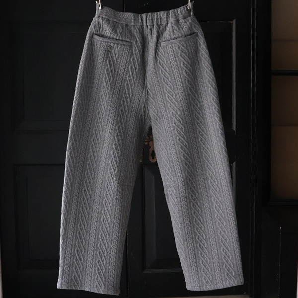 画像13: 「尾州」コットンキルト 1タック バルーン イージーパンツ『日本製』【送料無料】 / Upscape Audience (13)