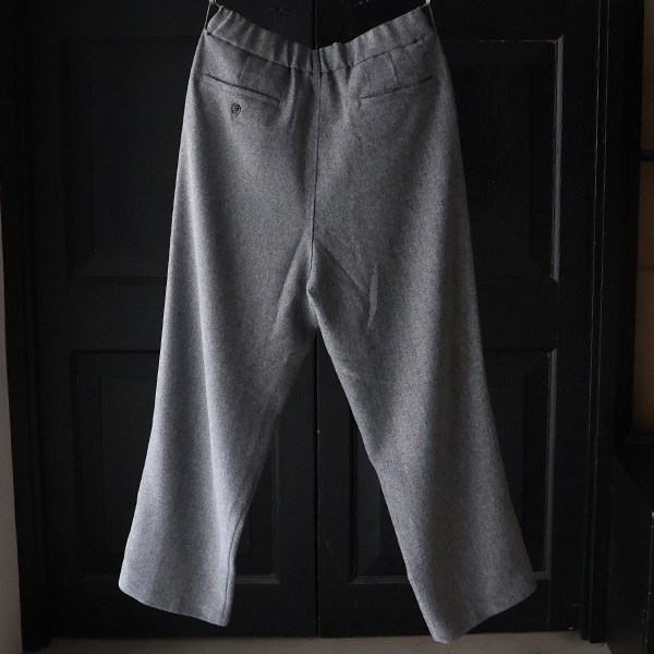 画像15: LANATEC® (ラナテック) TECH メランジヘリンボンツィード 2タック イージー ワイドパンツ【MADE IN JAPAN】『日本製』【送料無料】/ Upscape Audience (15)