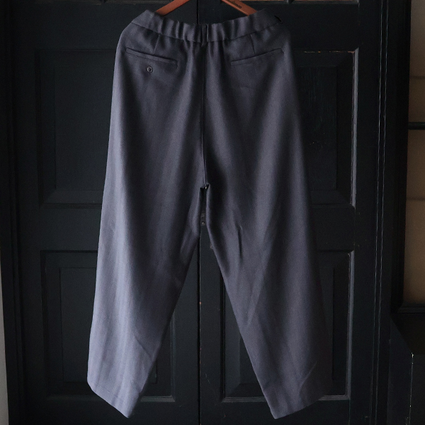 画像11: LANATEC® (ラナテック) TECH メランジヘリンボンツィード 2タック イージー ワイドパンツ【MADE IN JAPAN】『日本製』【送料無料】/ Upscape Audience (11)