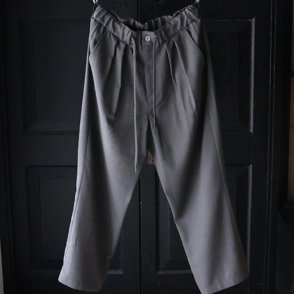 画像14: Naturemier TM (ナチュレミア) TECH メランジツイル 2タック ワイド イージーパンツ【MADE IN JAPAN】『日本製』【送料無料】/ Upscape Audience (14)