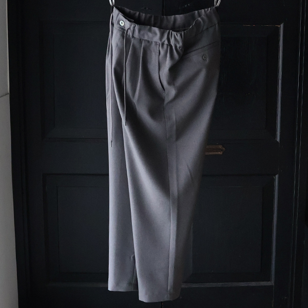 画像16: Naturemier TM (ナチュレミア) TECH メランジツイル 2タック ワイド イージーパンツ【MADE IN JAPAN】『日本製』【送料無料】/ Upscape Audience (16)