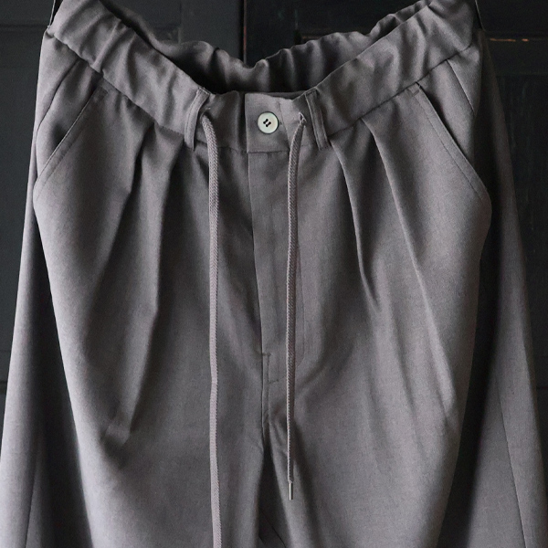 画像18: Naturemier TM (ナチュレミア) TECH メランジツイル 2タック ワイド イージーパンツ【MADE IN JAPAN】『日本製』【送料無料】/ Upscape Audience (18)