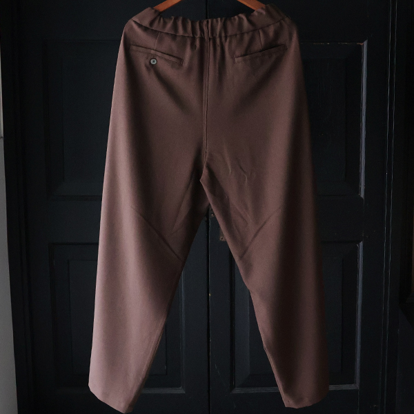 画像7: Naturemier TM (ナチュレミア) TECH メランジツイル 2タック ワイド イージーパンツ【MADE IN JAPAN】『日本製』【送料無料】/ Upscape Audience (7)