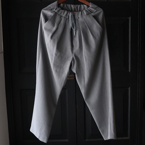 画像8: Naturemier TM (ナチュレミア) TECH メランジツイル 2タック ワイド イージーパンツ【MADE IN JAPAN】『日本製』【送料無料】/ Upscape Audience (8)