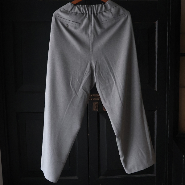 画像9: Naturemier TM (ナチュレミア) TECH メランジツイル 2タック ワイド イージーパンツ【MADE IN JAPAN】『日本製』【送料無料】/ Upscape Audience (9)