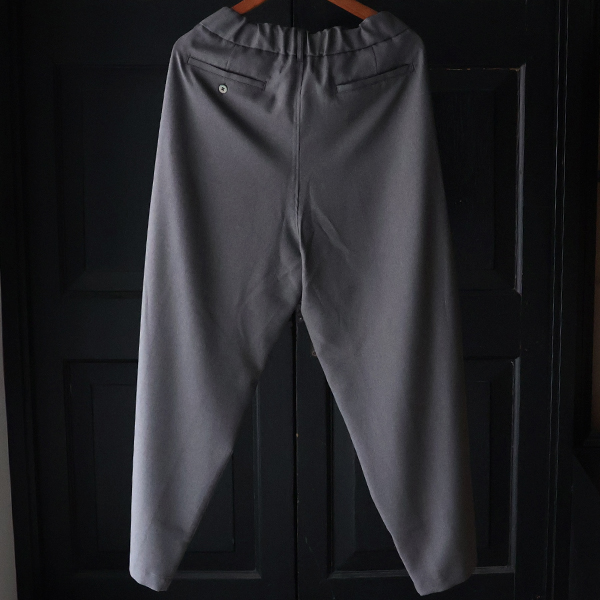 画像11: Naturemier TM (ナチュレミア) TECH メランジツイル 2タック ワイド イージーパンツ【MADE IN JAPAN】『日本製』【送料無料】/ Upscape Audience (11)