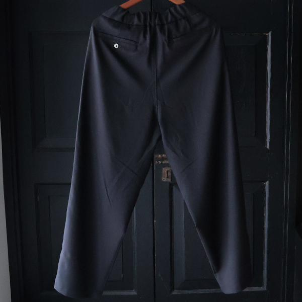 画像13: Naturemier TM (ナチュレミア) TECH メランジツイル 2タック ワイド イージーパンツ【MADE IN JAPAN】『日本製』【送料無料】/ Upscape Audience (13)