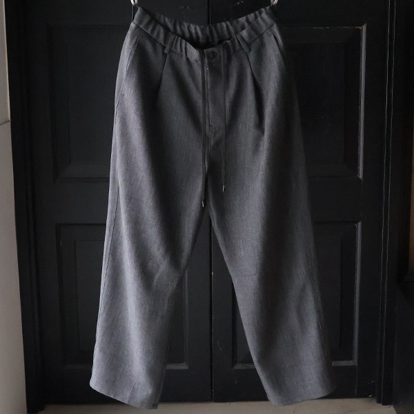 画像14: LANATEC® (ラナテック) TECH シャンブレーシャークスキン 1タック カーヴド イージーパンツ【MADE IN JAPAN】『日本製』【送料無料】/ Upscape Audience (14)