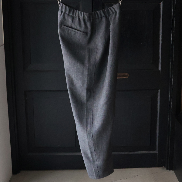 画像17: LANATEC® (ラナテック) TECH シャンブレーシャークスキン 1タック カーヴド イージーパンツ【MADE IN JAPAN】『日本製』【送料無料】/ Upscape Audience (17)