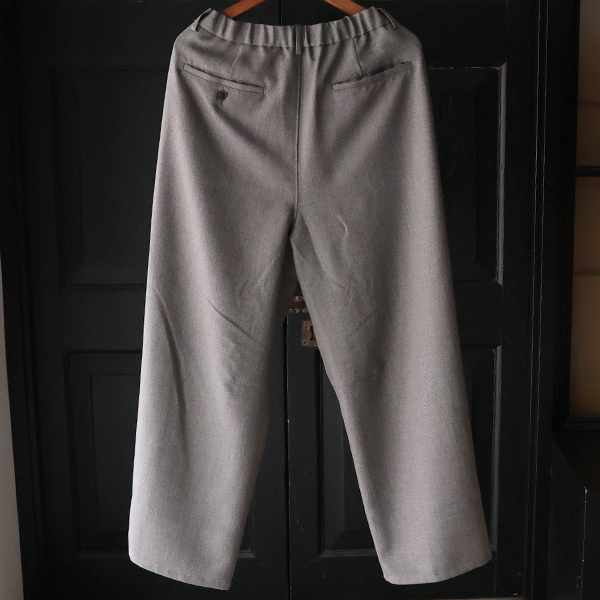 画像9: LANATEC® (ラナテック) TECH シャンブレーシャークスキン 1タック カーヴド イージーパンツ【MADE IN JAPAN】『日本製』【送料無料】/ Upscape Audience (9)