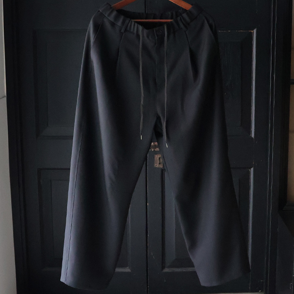 画像12: LANATEC® (ラナテック) TECH シャンブレーシャークスキン 1タック カーヴド イージーパンツ【MADE IN JAPAN】『日本製』【送料無料】/ Upscape Audience (12)