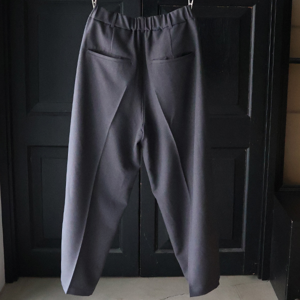 画像9: Naturemier（ナチュレミア）TECH ウールライクツイル 1タック ワイド バレル イージーパンツ【MADE IN JAPAN】『日本製』【送料無料】/ Upscape Audience (9)