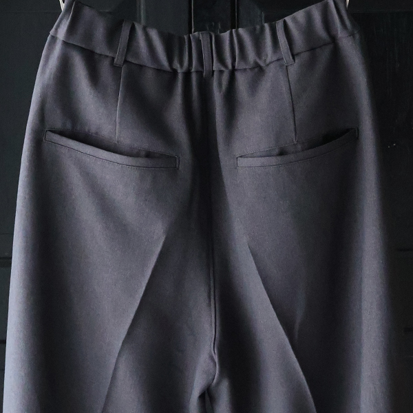 画像13: Naturemier（ナチュレミア）TECH ウールライクツイル 1タック ワイド バレル イージーパンツ【MADE IN JAPAN】『日本製』【送料無料】/ Upscape Audience (13)