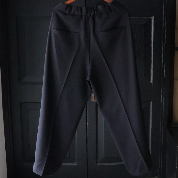 画像7: Naturemier（ナチュレミア）TECH ウールライクツイル 1タック ワイド バレル イージーパンツ【MADE IN JAPAN】『日本製』【送料無料】/ Upscape Audience (7)